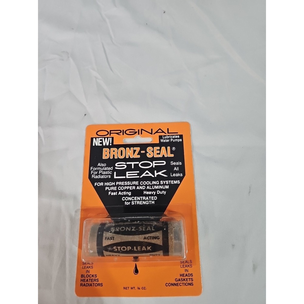 Bronze Seal Copper Vintage Fast Acting Aluminum‎ Stop Leak New Old Stock USA